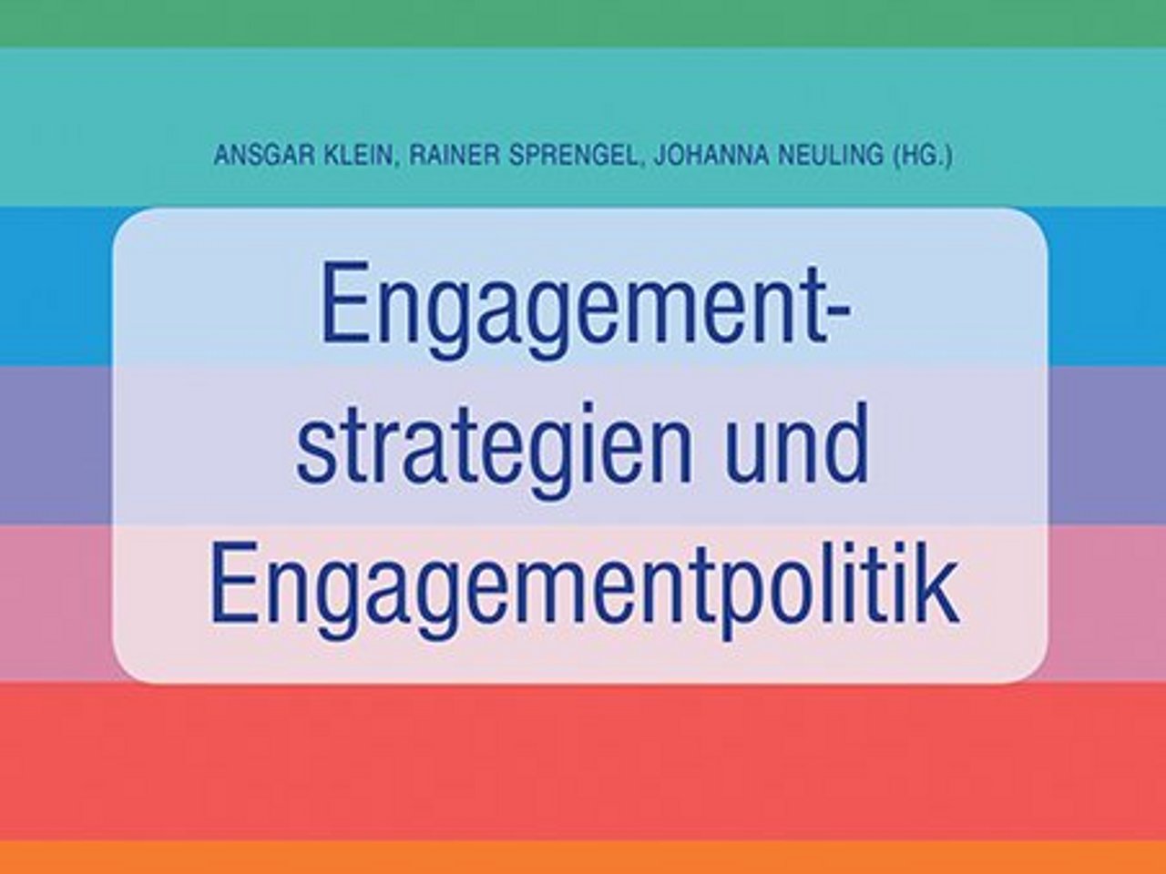 Jahrbuch Engagementpolitik 2023 | Bundesnetzwerk Bürgerschaftliches ...